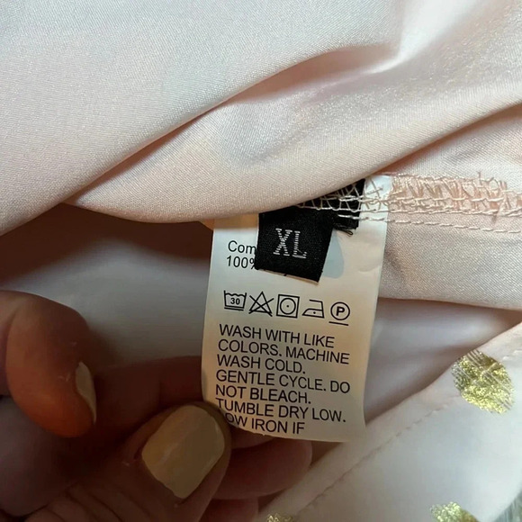 Anna Kaci pink and gold blouse - Picture 5 of 7